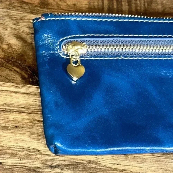 MDBM UK Maison de Beaute Marseilles LIMOGES Small Wallet Prussian Blue MSRP $49 - Picture 6 of 15